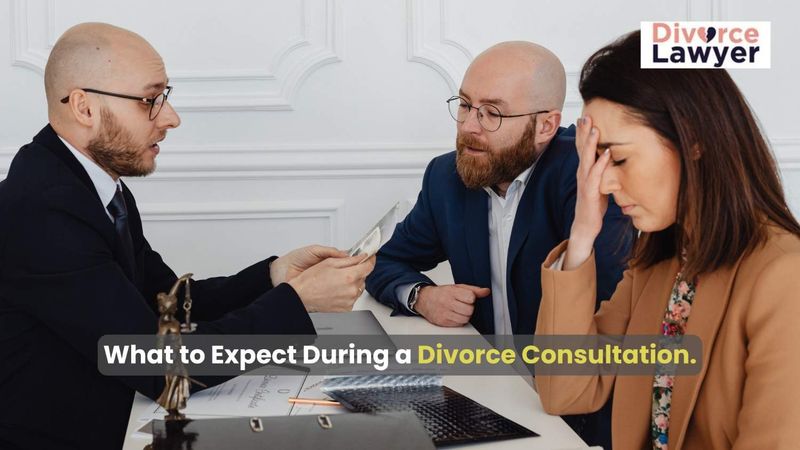 Divorce consultation meeting with lawyer